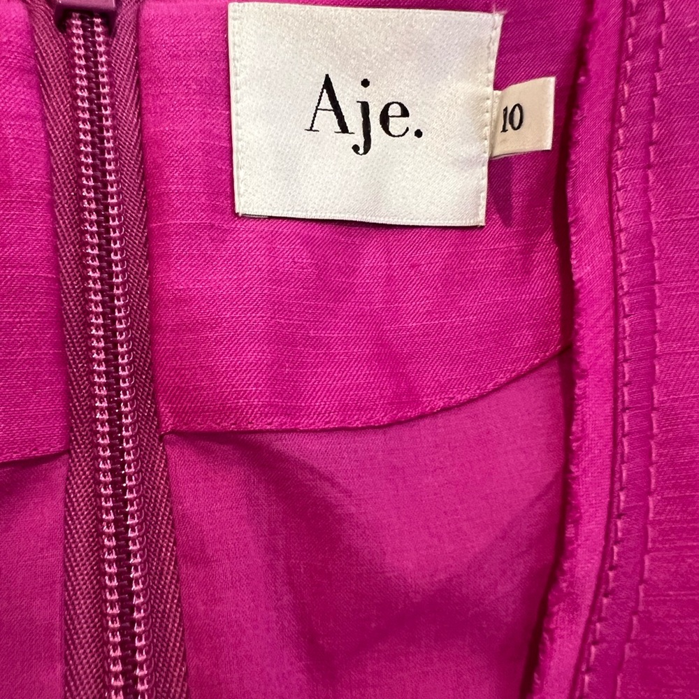 Aje Fuchsia Dress